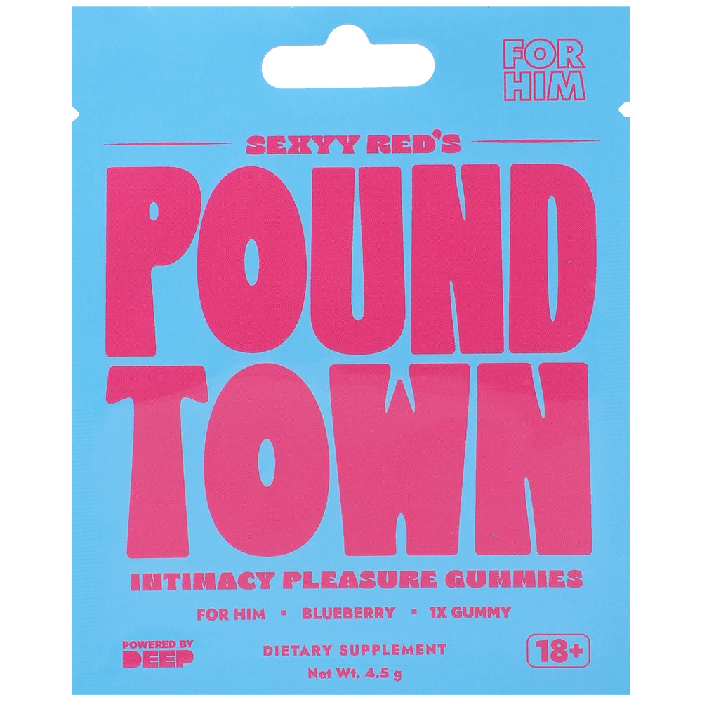 Sexyy Red His Sexual Stimulation Gummies Pound Town 12Ct Blueberry