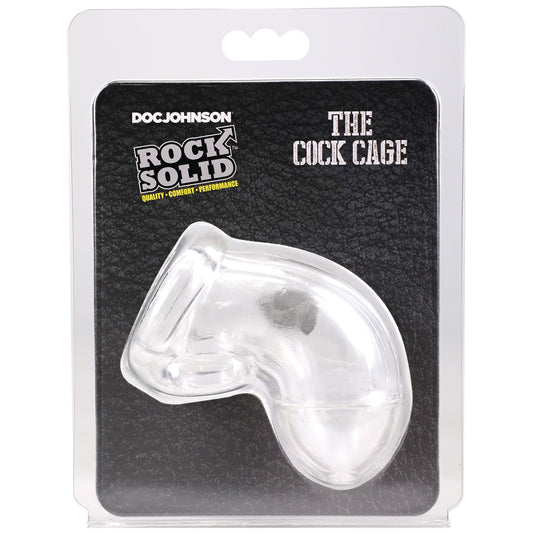 Rock Solid The Cock Cage Clear