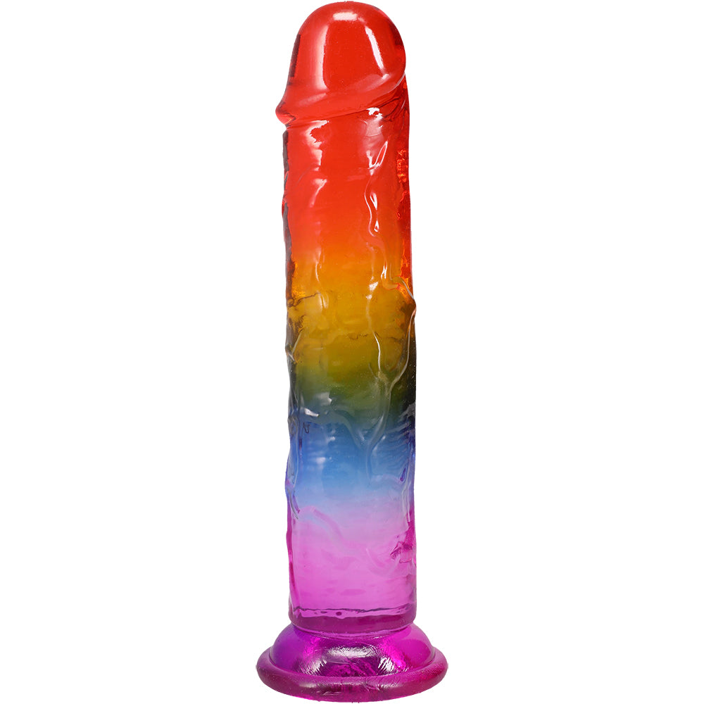 Crystal Jellies 8.5 Inch Dong Rainbow