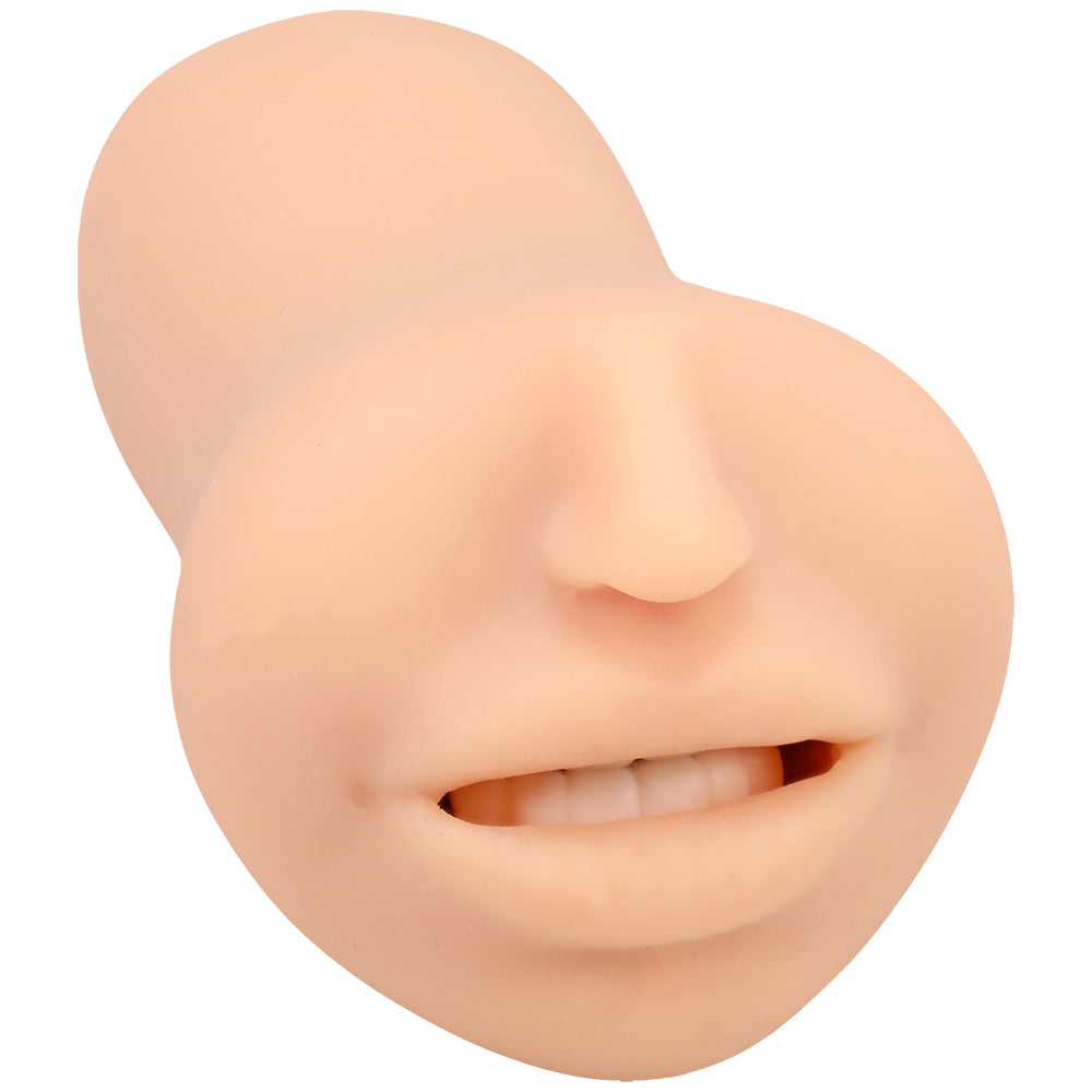 The Super Sucker Cum Guzzler Ultraskyn Masturbator Vanilla