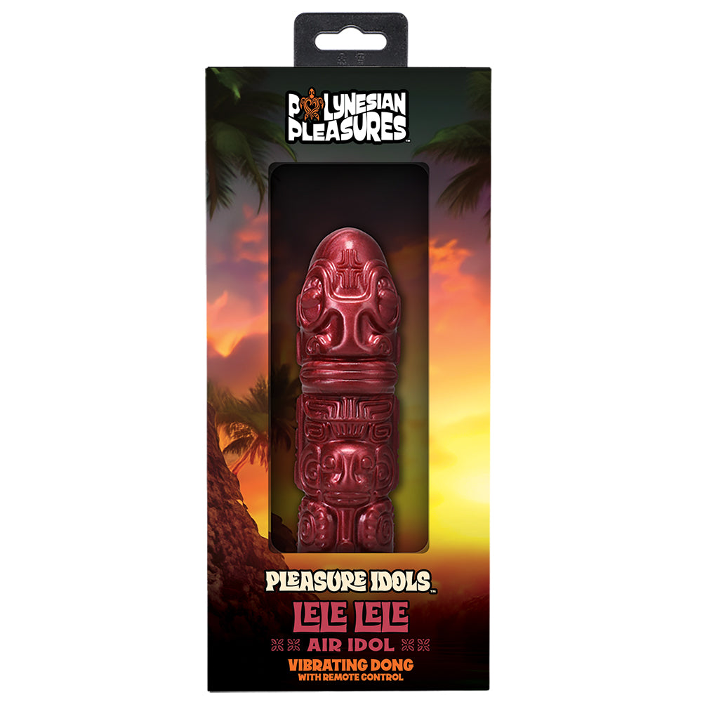Pleasure Idols Lele Lele Air Idol Rechargeable With Remote Wood Bronze