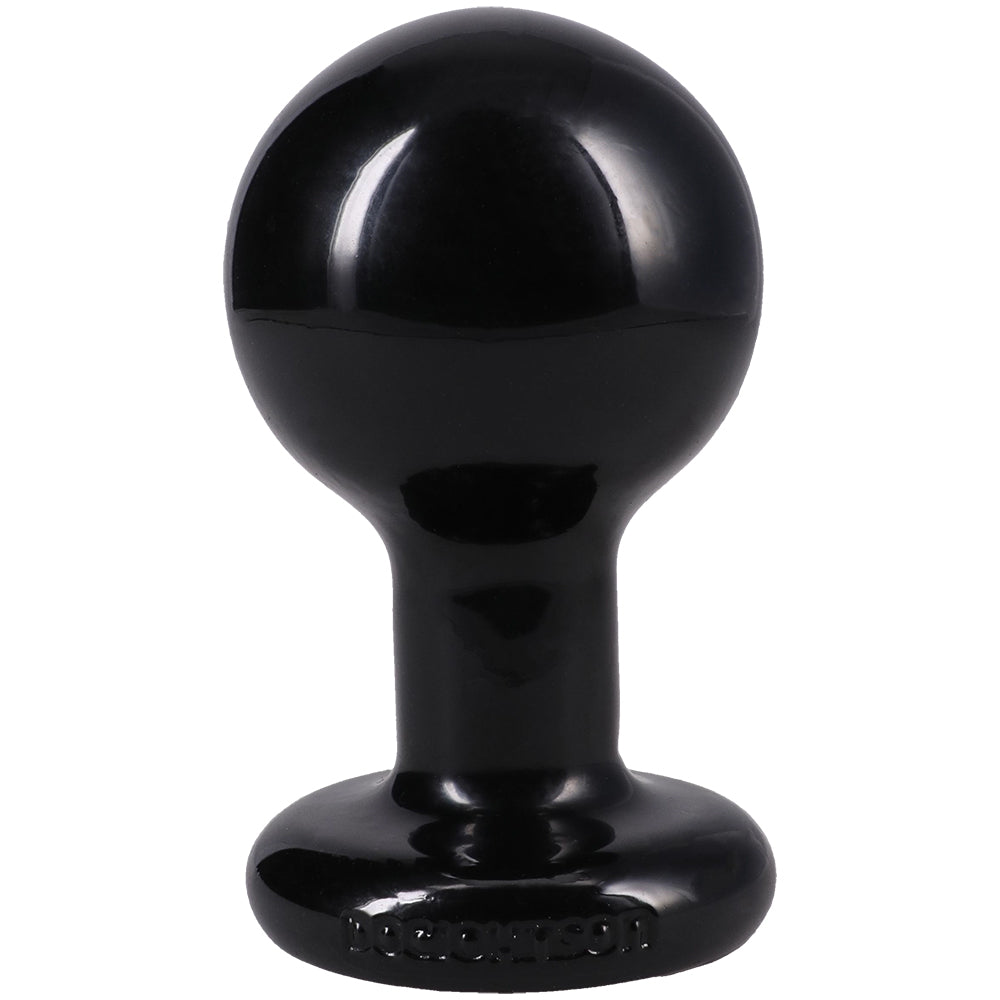 The Classic Round Butt Plug 3 Piece Set Black
