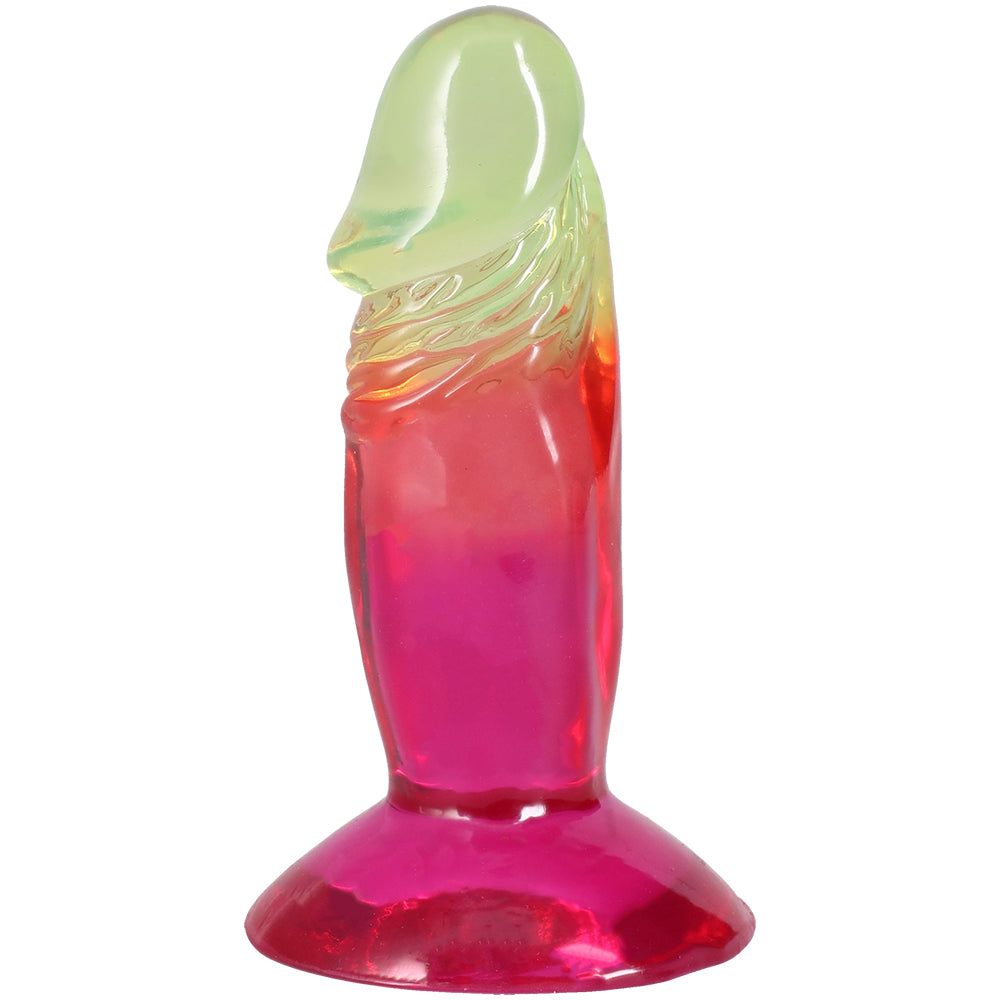 Crystal Jellies 4.5 Inch Dong Rainbow