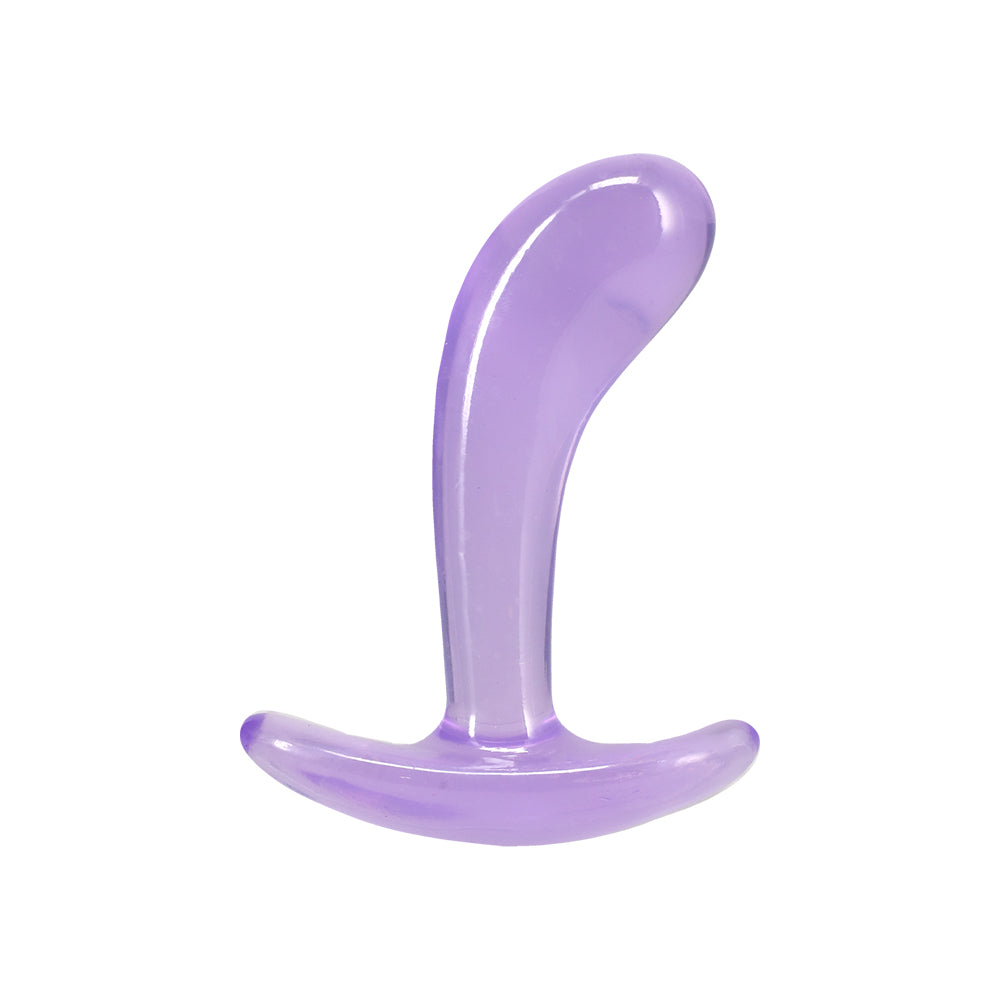 Crystal Jellies Curved Anal Trainer Set Purple