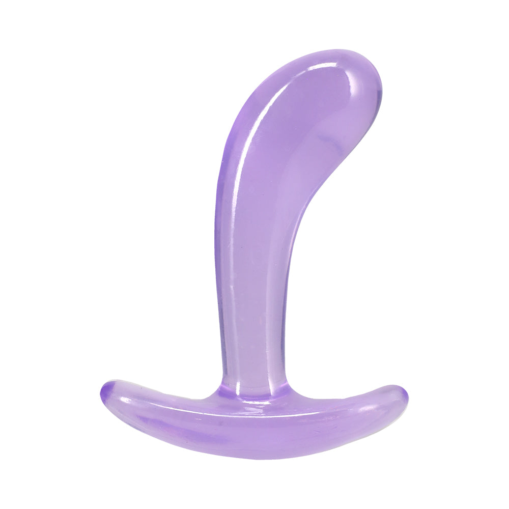 Crystal Jellies Curved Anal Trainer Set Purple