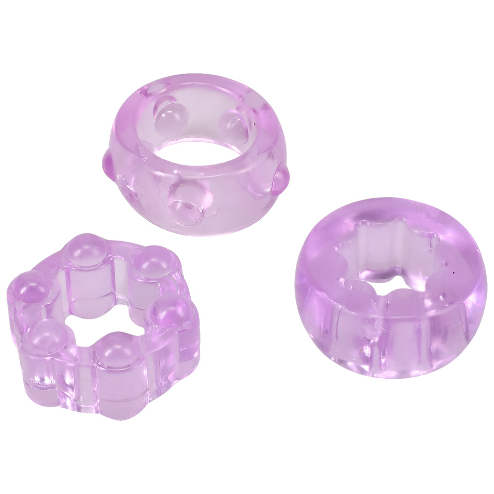 Crystal Jellies Performance Ring Set Purple