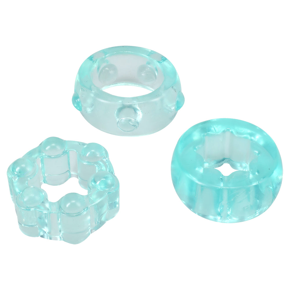 Crystal Jellies Performance Ring Set Teal