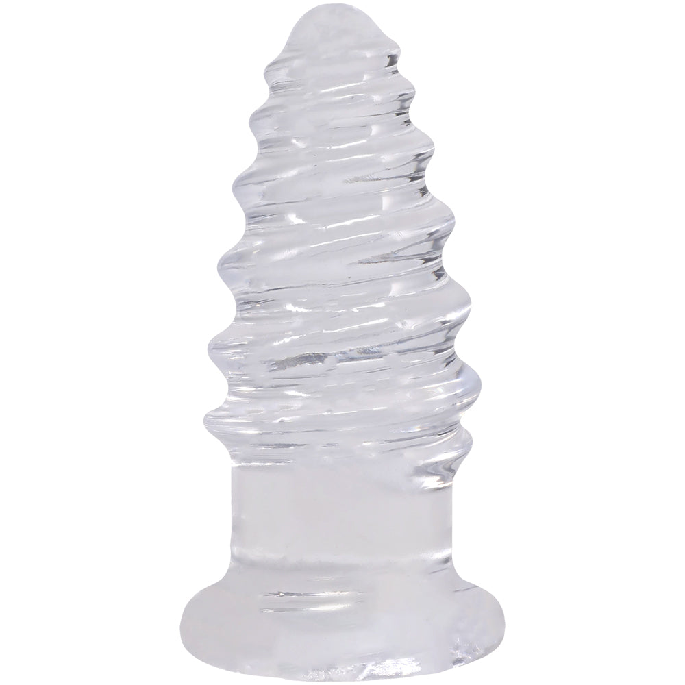 Crystal Jellies Anal Twist 5 Inch Clear