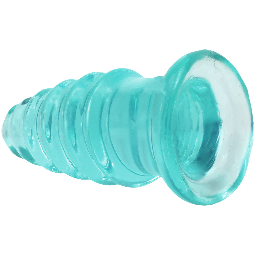 Crystal Jellies Anal Twist 5 Inch Teal