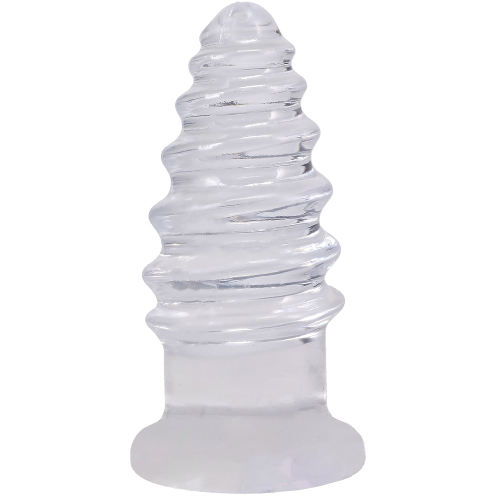 Crystal Jellies Anal Twist 6 Inch Clear