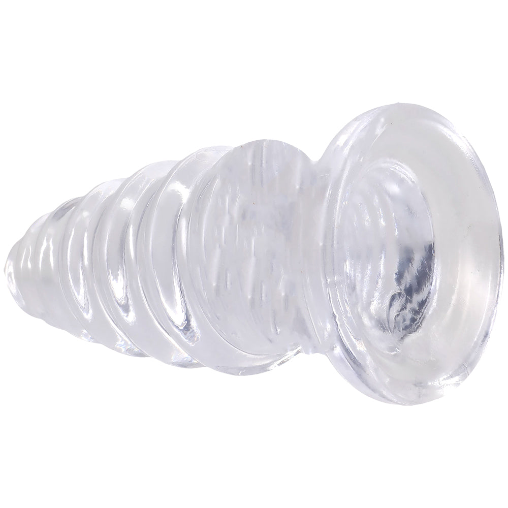 Crystal Jellies Anal Twist 6 Inch Clear
