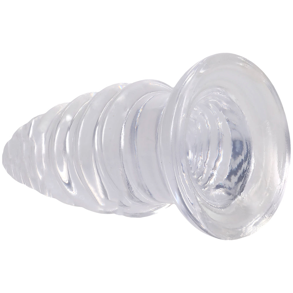 Crystal Jellies Anal Twist 7 Inch Clear