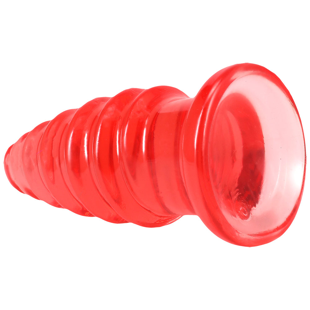 Crystal Jellies Anal Twist 7 Inch Pink