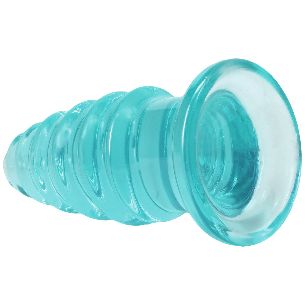 Crystal Jellies Anal Twist 7 Inch Teal