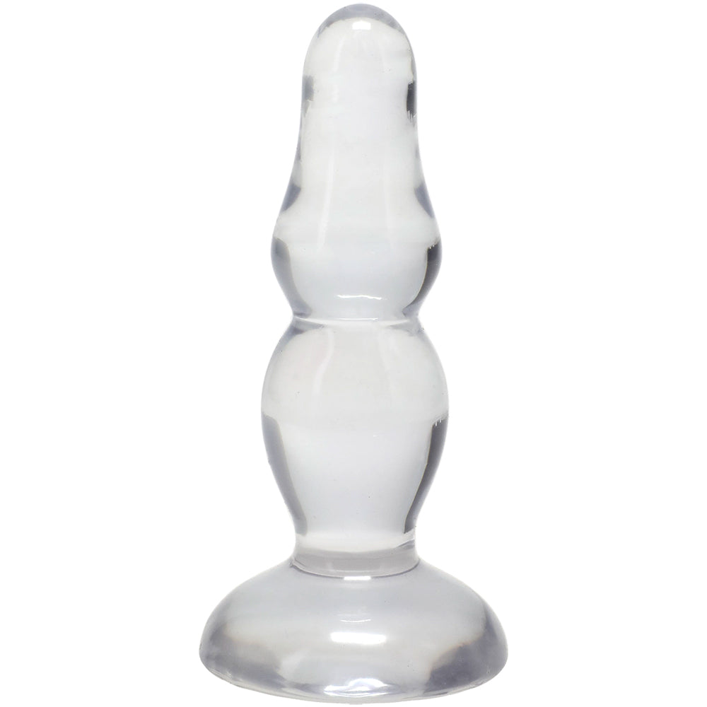 Crystal Jellies Novice Pop Plug 4 Inch Clear