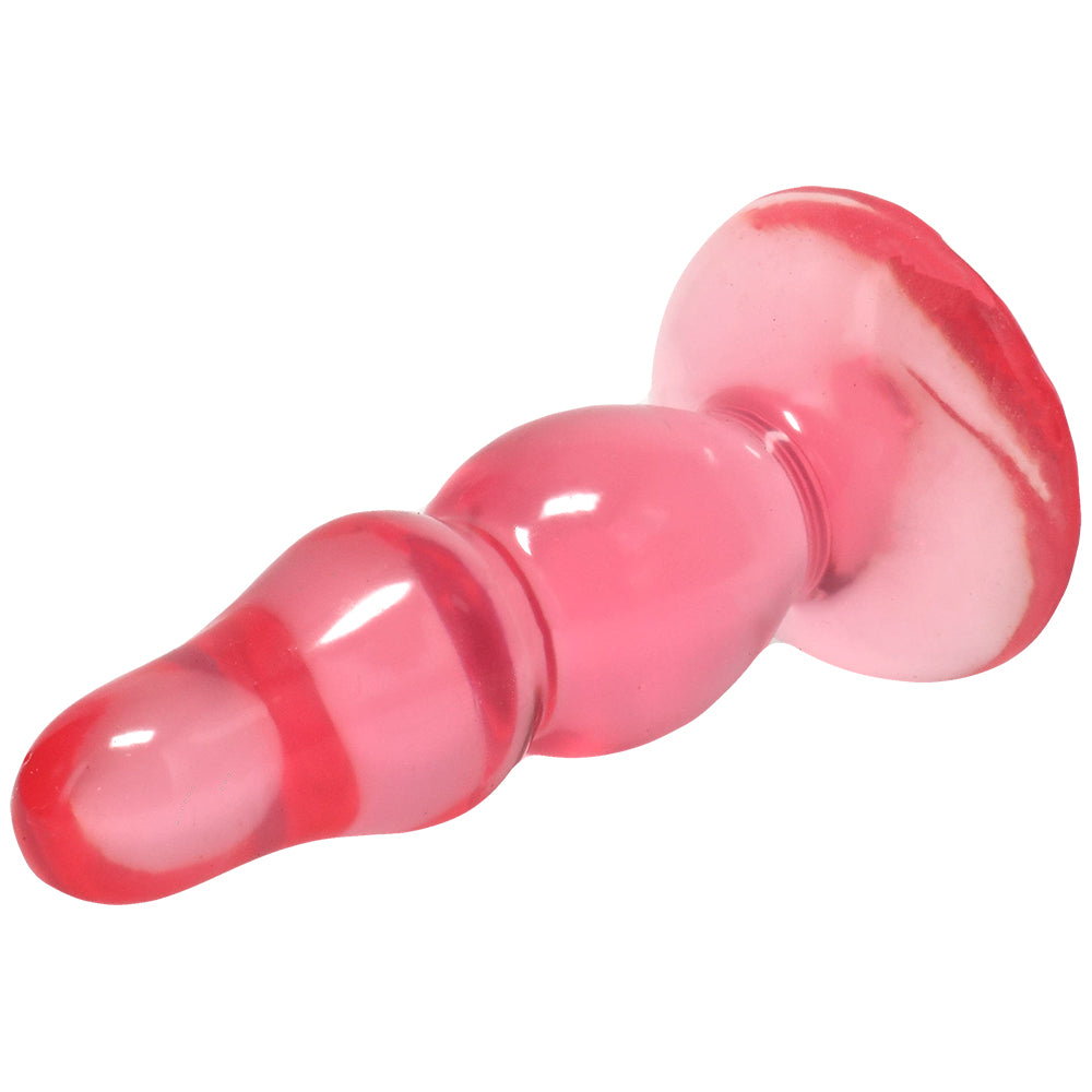 Crystal Jellies Novice Pop Plug 4 Inch Pink