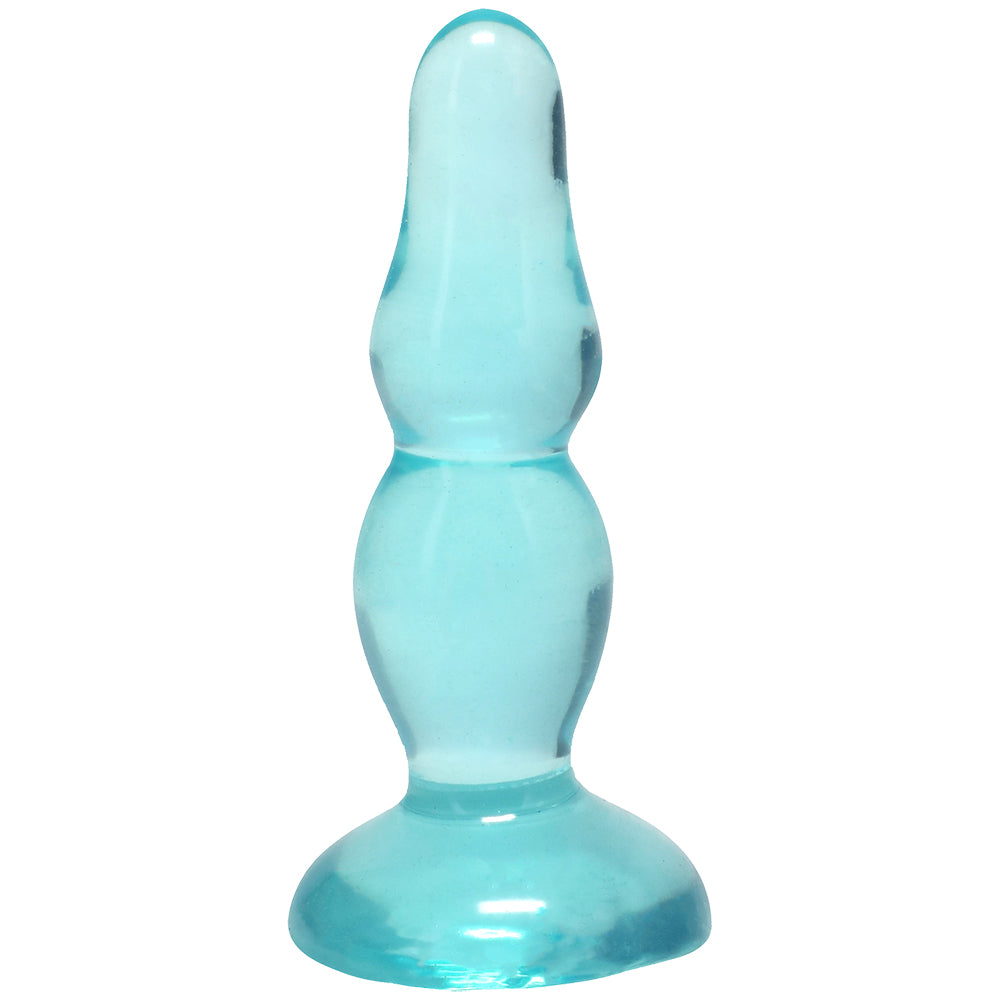 Crystal Jellies Novice Pop Plug 4 Inch Teal