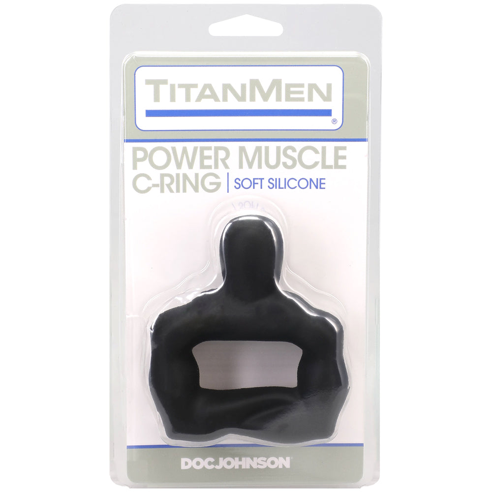Titanmen Power Muscle Cock Ring 42mm Black