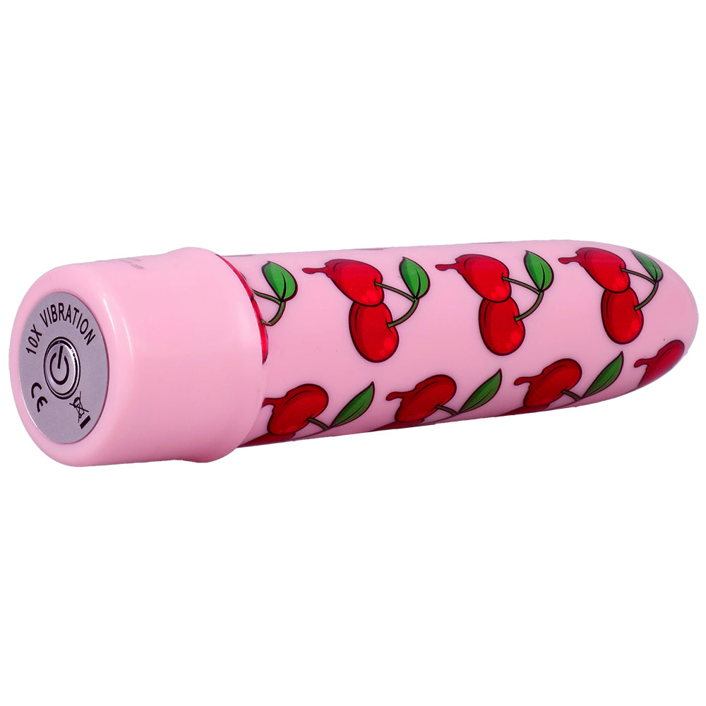 Goodhead Buzz Buddies 5 Inch Multi-Speed Vibe Cherries Light Pink