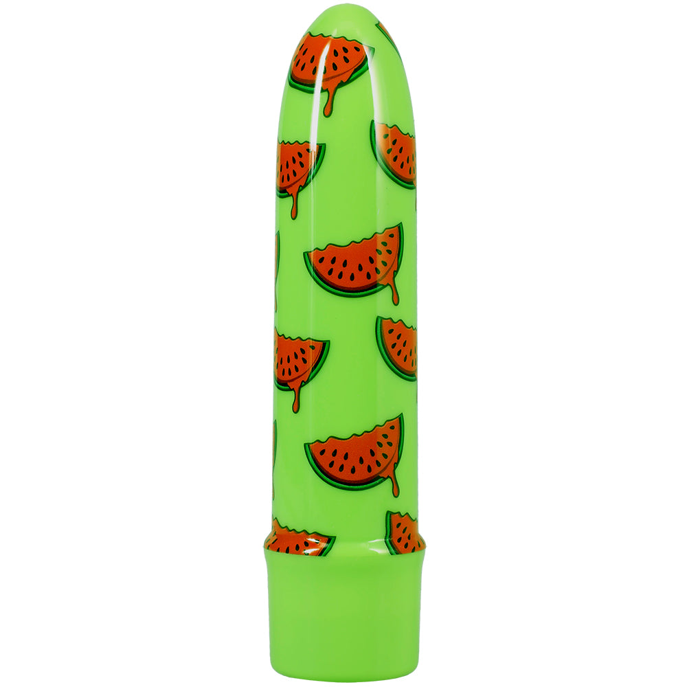 Goodhead Buzz Buddies 5 Inch Multi-Speed Vibe Watermelon Lime Green