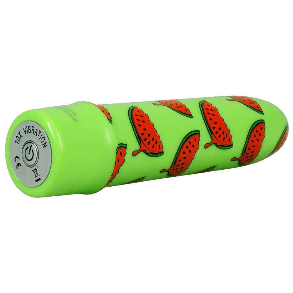 Goodhead Buzz Buddies 5 Inch Multi-Speed Vibe Watermelon Lime Green