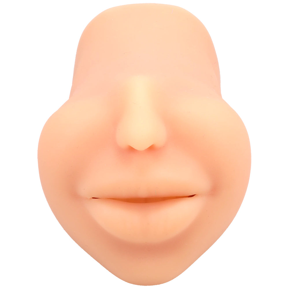 The Super Sucker Cum Guzzler Male Mouth Ultraskyn Masturbator Vanilla
