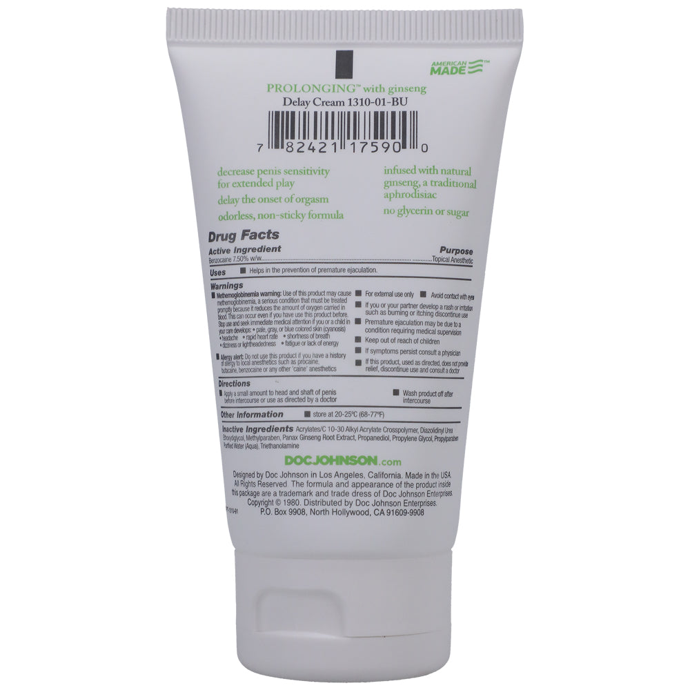 Proloonging - Delay Cream For Men
