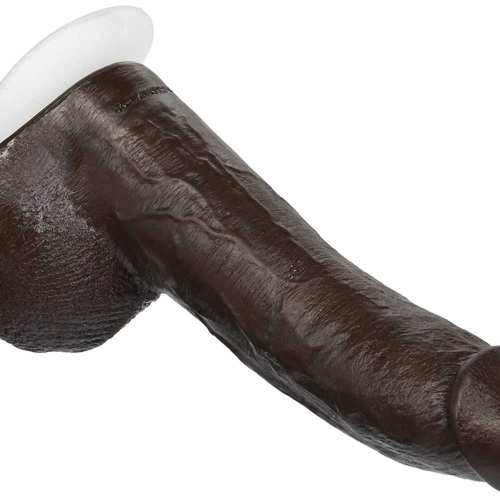 Signature Cocks Mr. Marcus 9" Cock & Balls with Removable Vac-U-Lock Suction Cup Chocolate