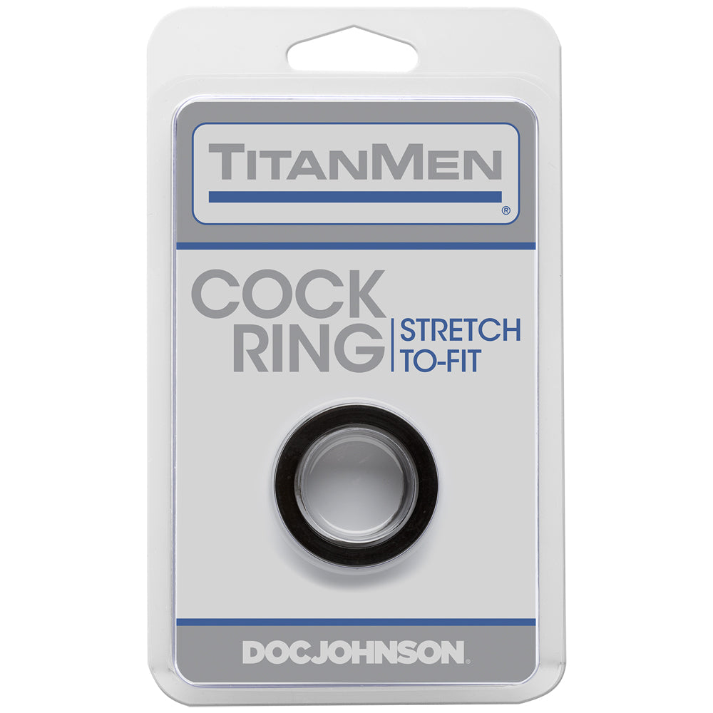 Titanmen - Cock Ring Black