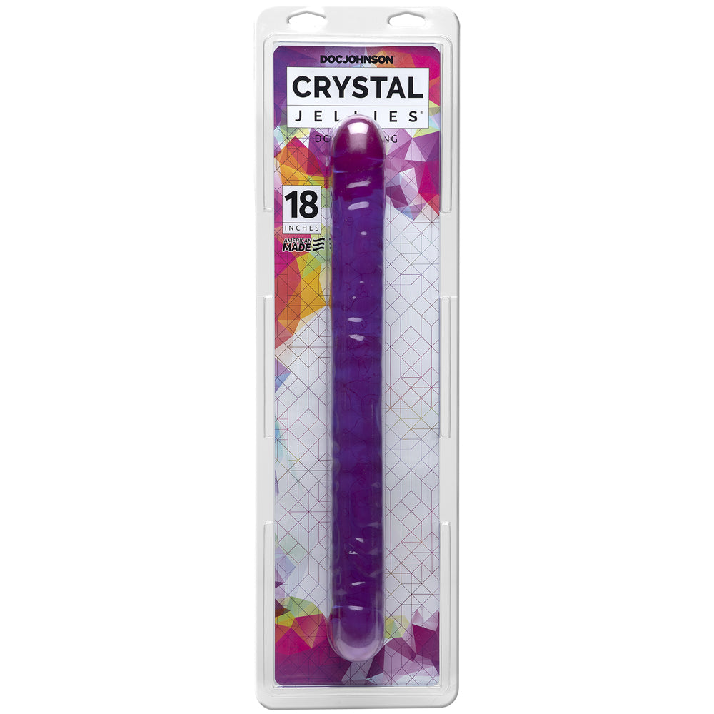 Crystal Jellies - 18" Double Dong