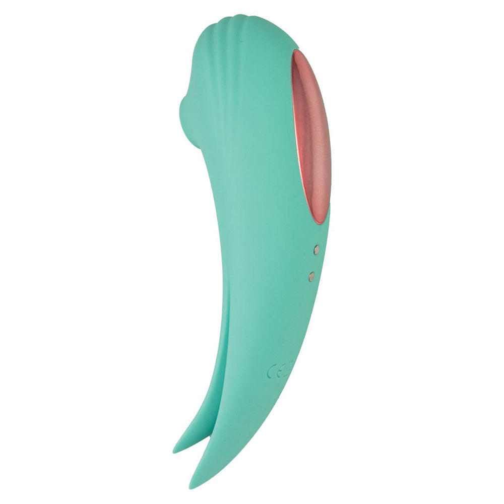 Mystique Vibrating Massagers Suction Vibe Aqua