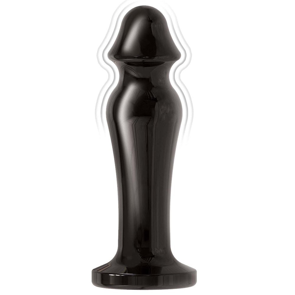 Ass-Sation Remote Vibrating Metal Anal Lover Black