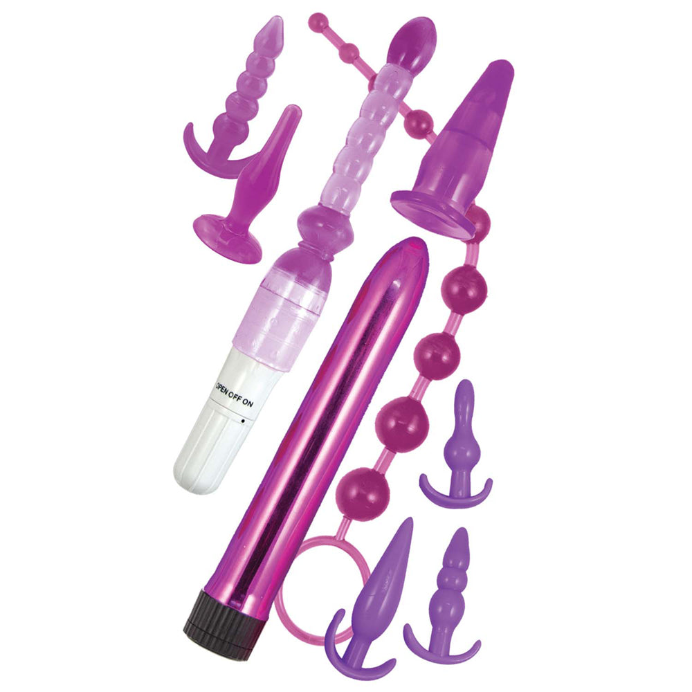 Purple Elite Collection Supreme Anal Play Kit Purple