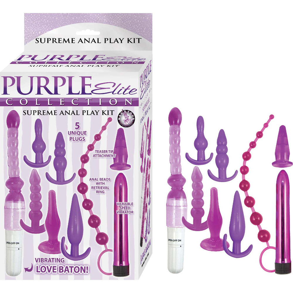 Purple Elite Collection Supreme Anal Play Kit Purple