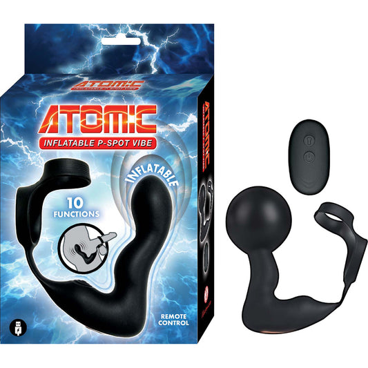 Atomic Inflatable P-Spot Vibe Black