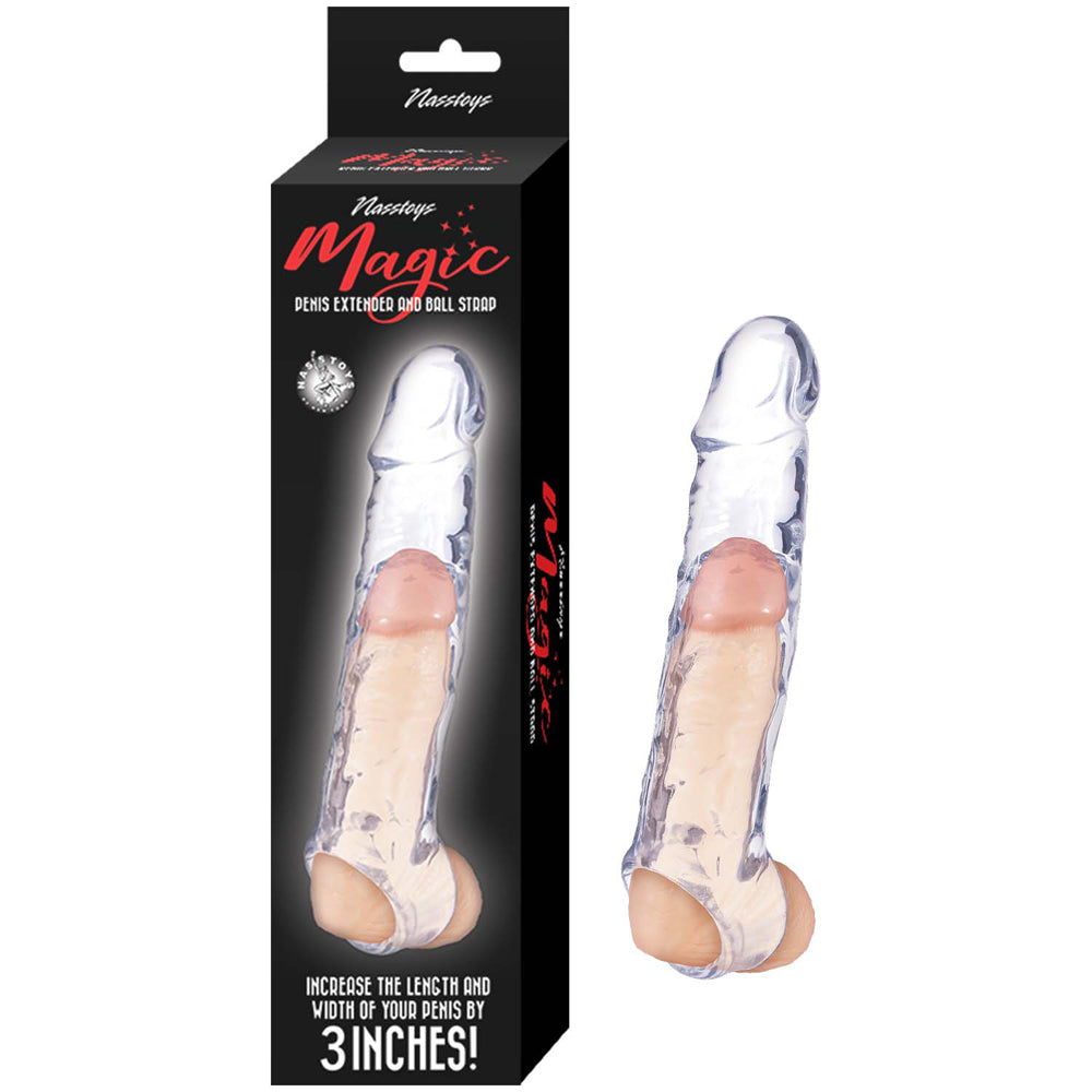 Magic Penis Extender & Ball Strap Clear