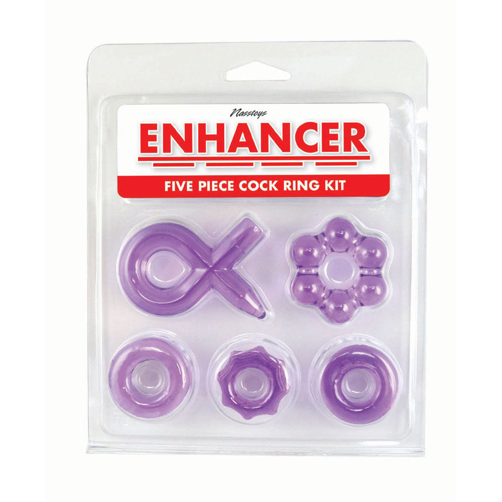 Enhancer Five Piece Cock Ring Set