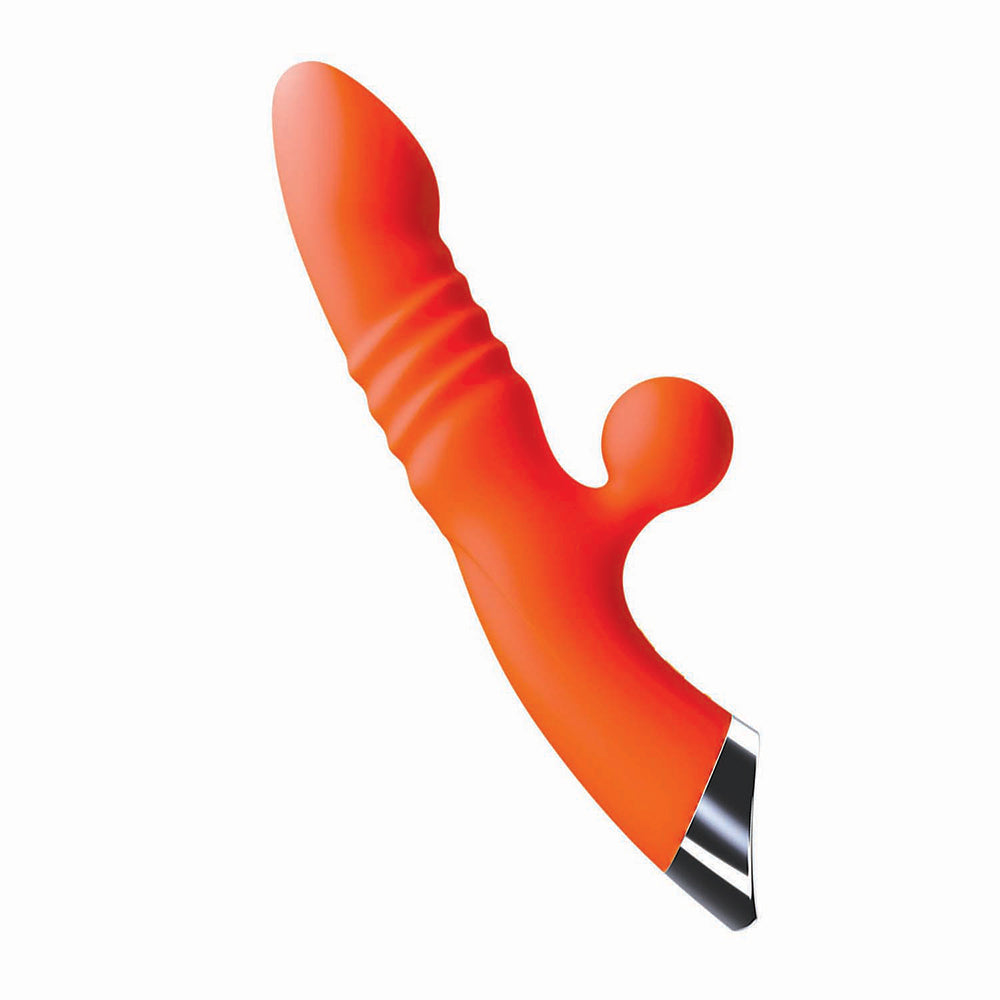 Intruder Thrusting Pleasure Vibe Tangerine