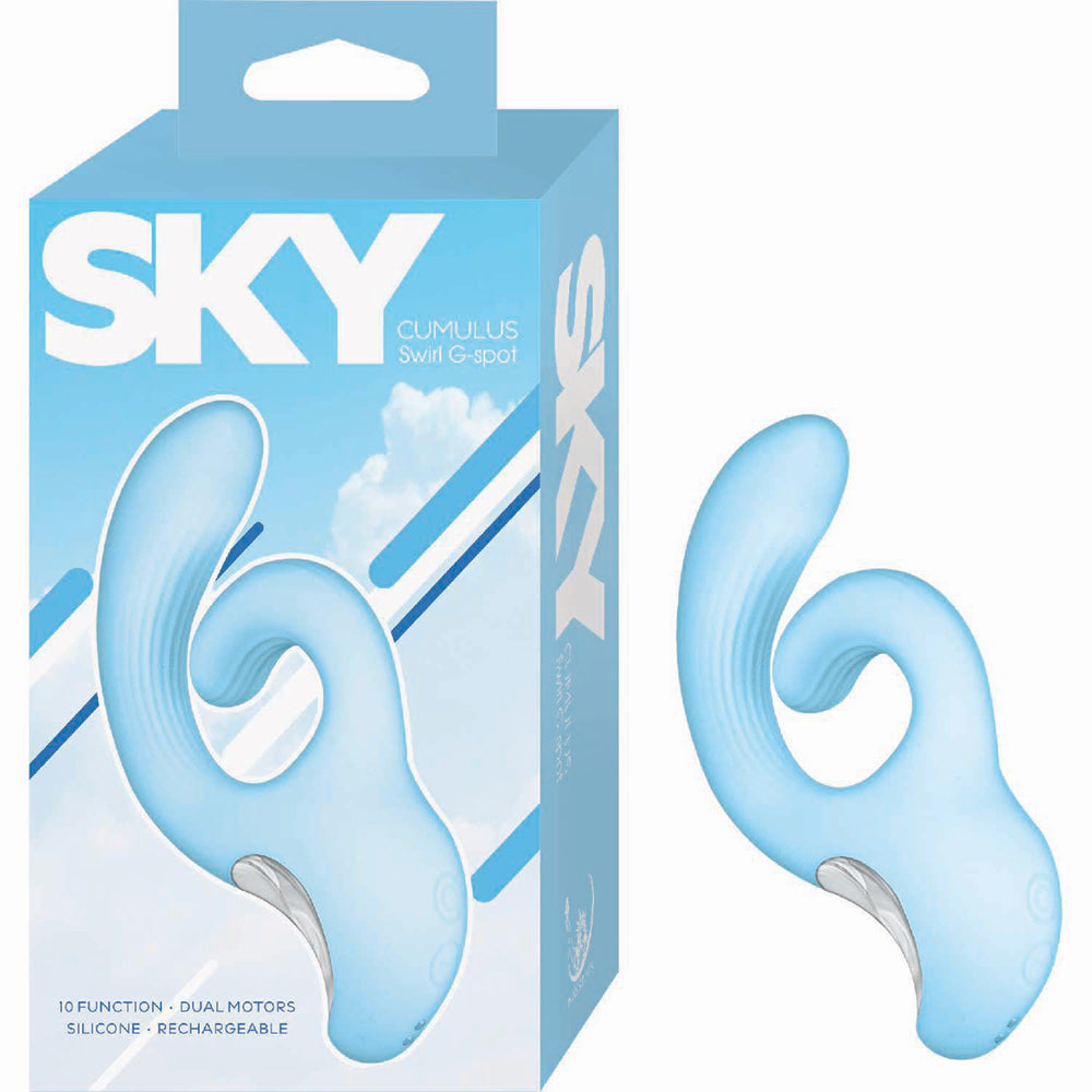 Sky Cumulus Swirl G-Spot Blue