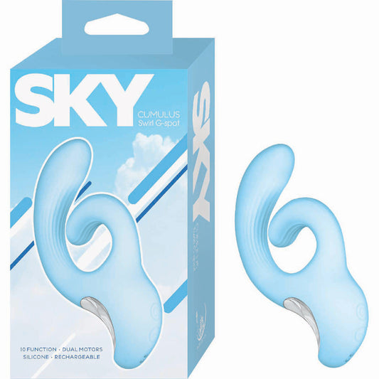 Sky Cumulus Swirl G-Spot Blue