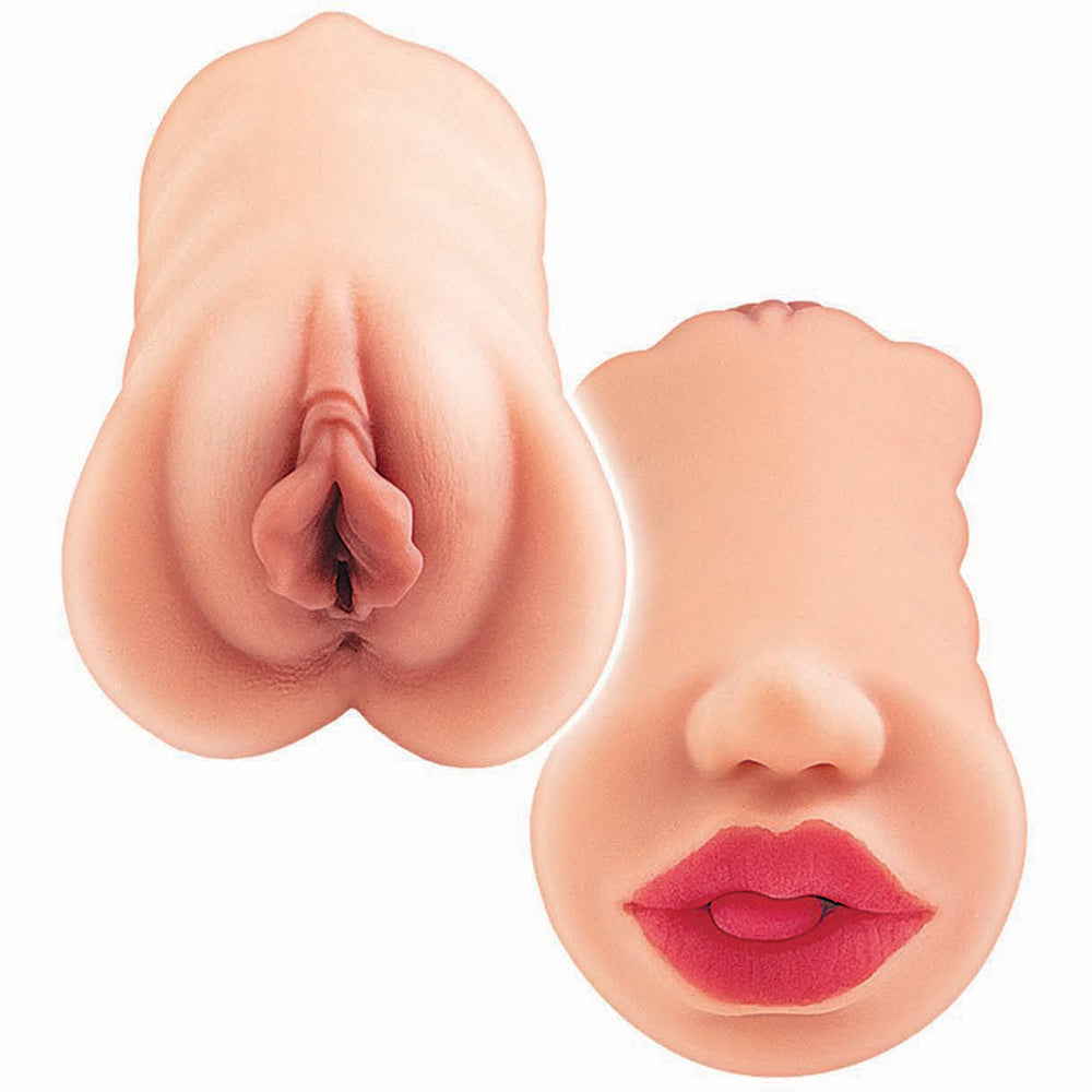 Always Horny Masturbator Double Sided Stroker White