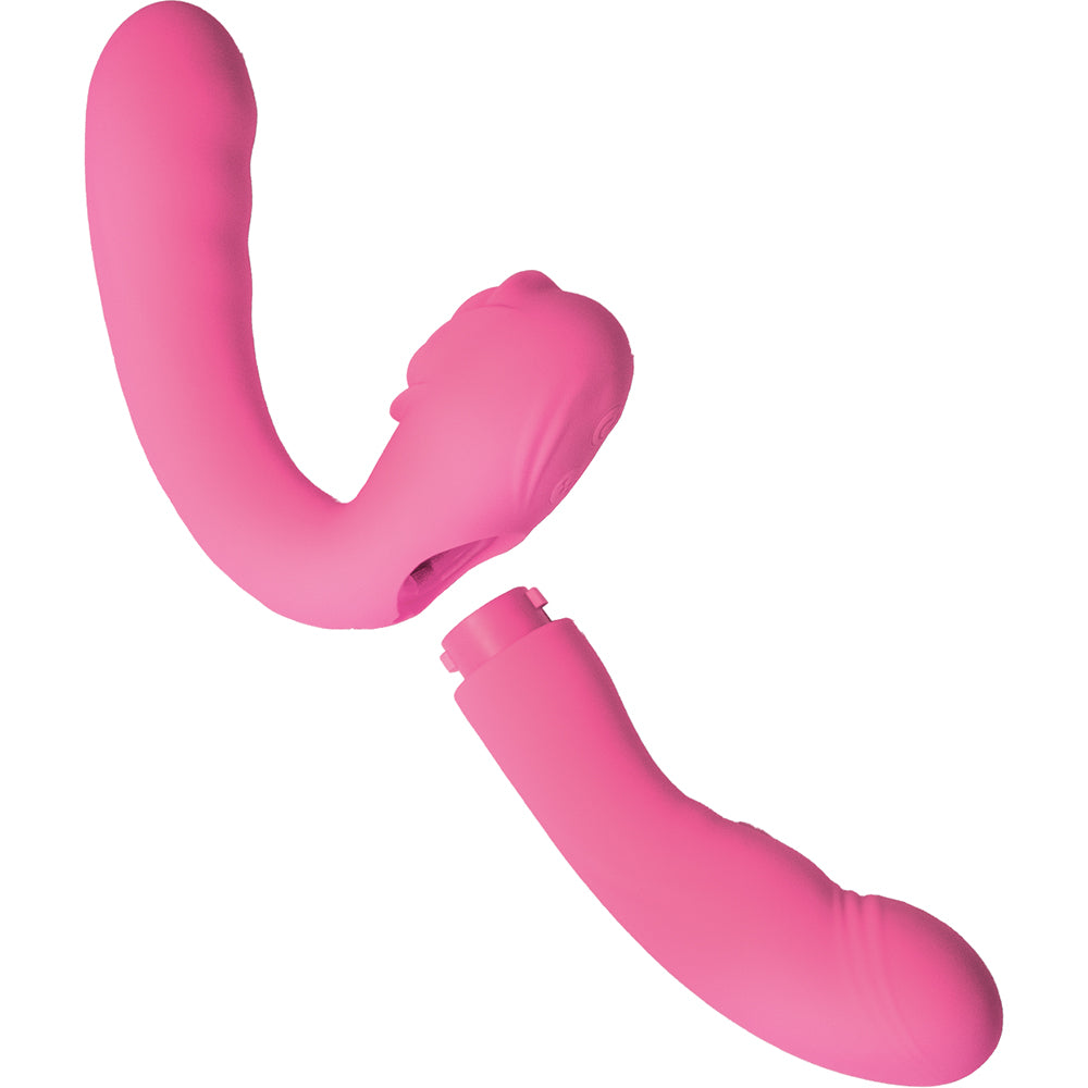 Desire 2-Piece Dual Vibrator Pink