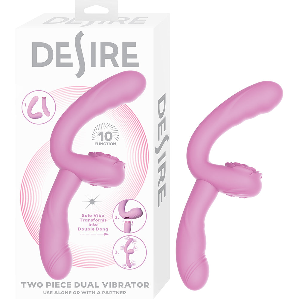 Desire 2-Piece Dual Vibrator Lavender