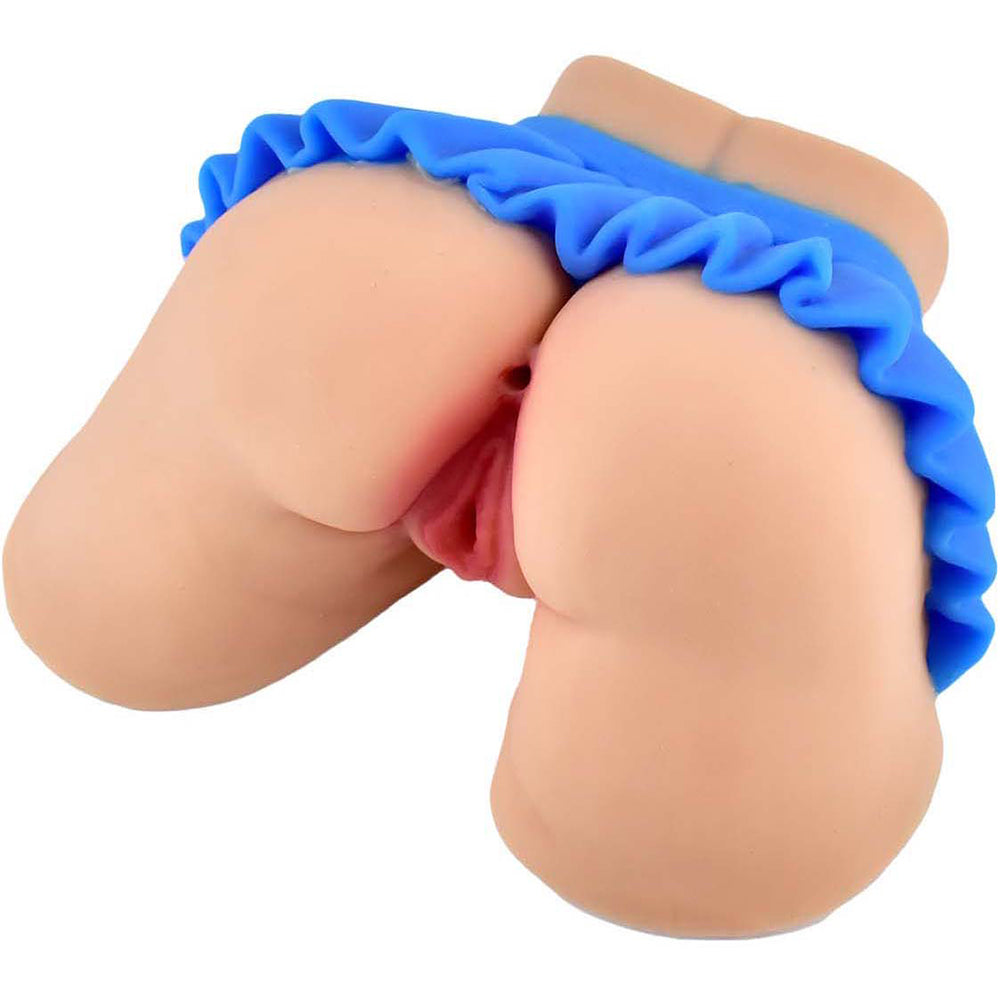 The Royale Sorority Girl Masturbator White With Blue Skirt