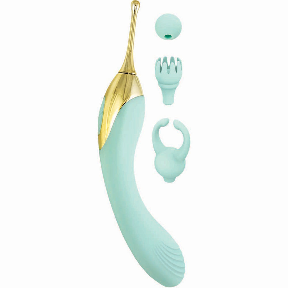 Gold Glam Tri-Tip Vibe Aqua