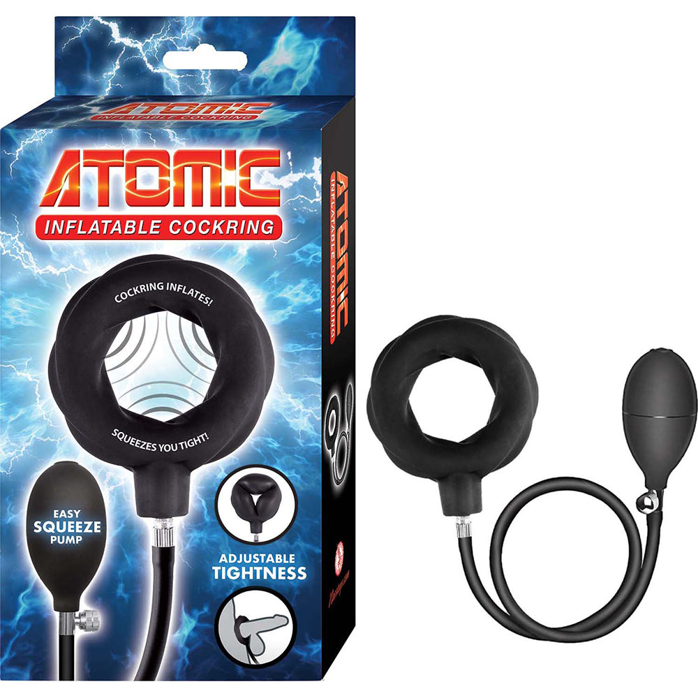 Atomic Inflatable Cockring Black