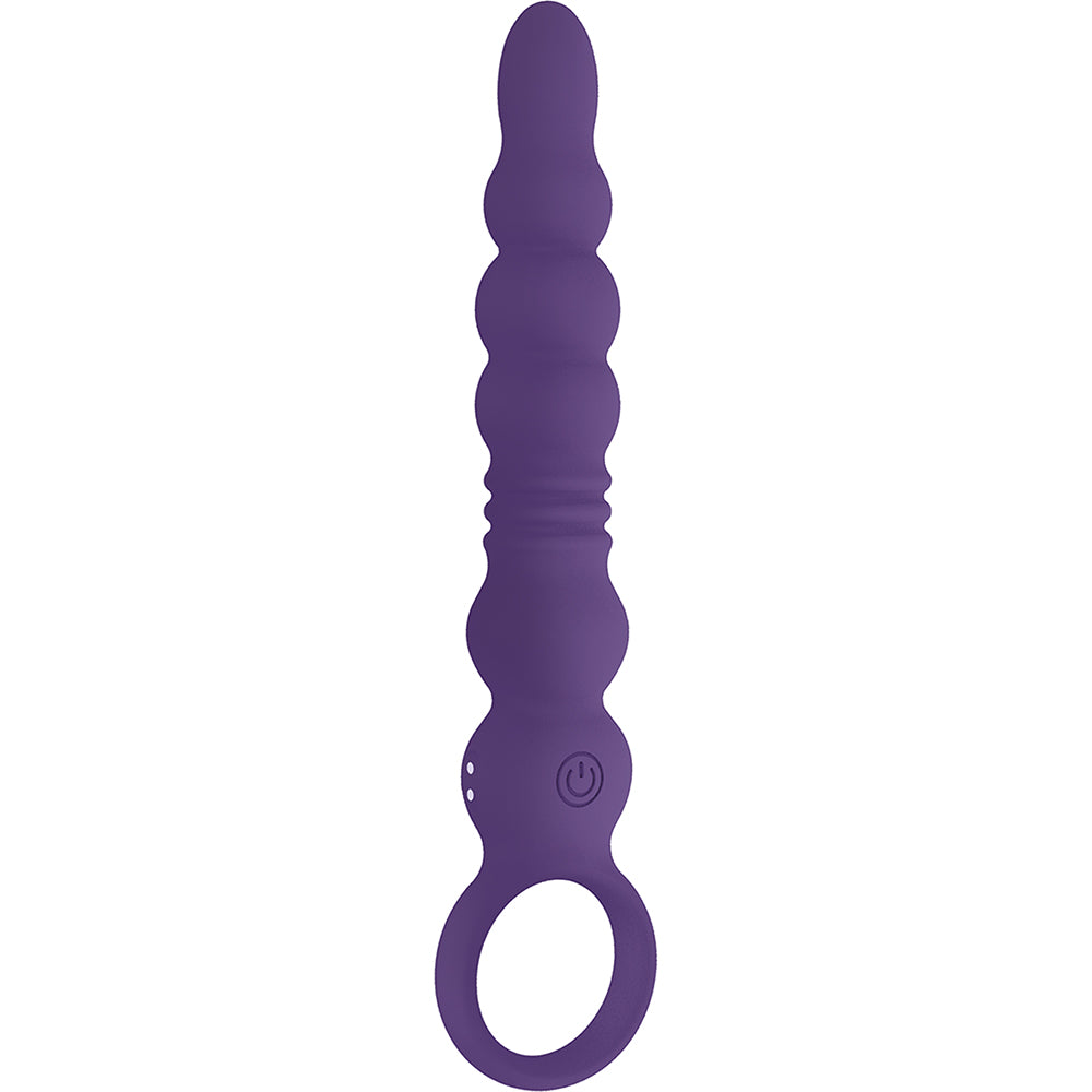 Vibrating Buttfuc Thrusting Anal Wand Purple