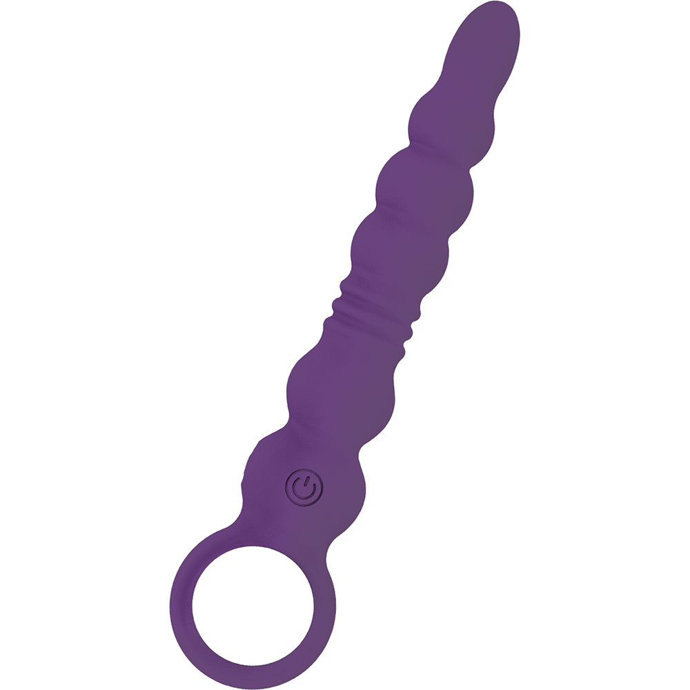 Vibrating Buttfuc Thrusting Anal Wand Purple