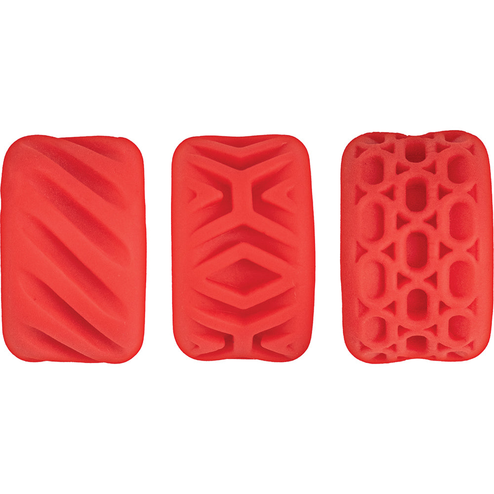 Super Stretchy Stroker Rings Red