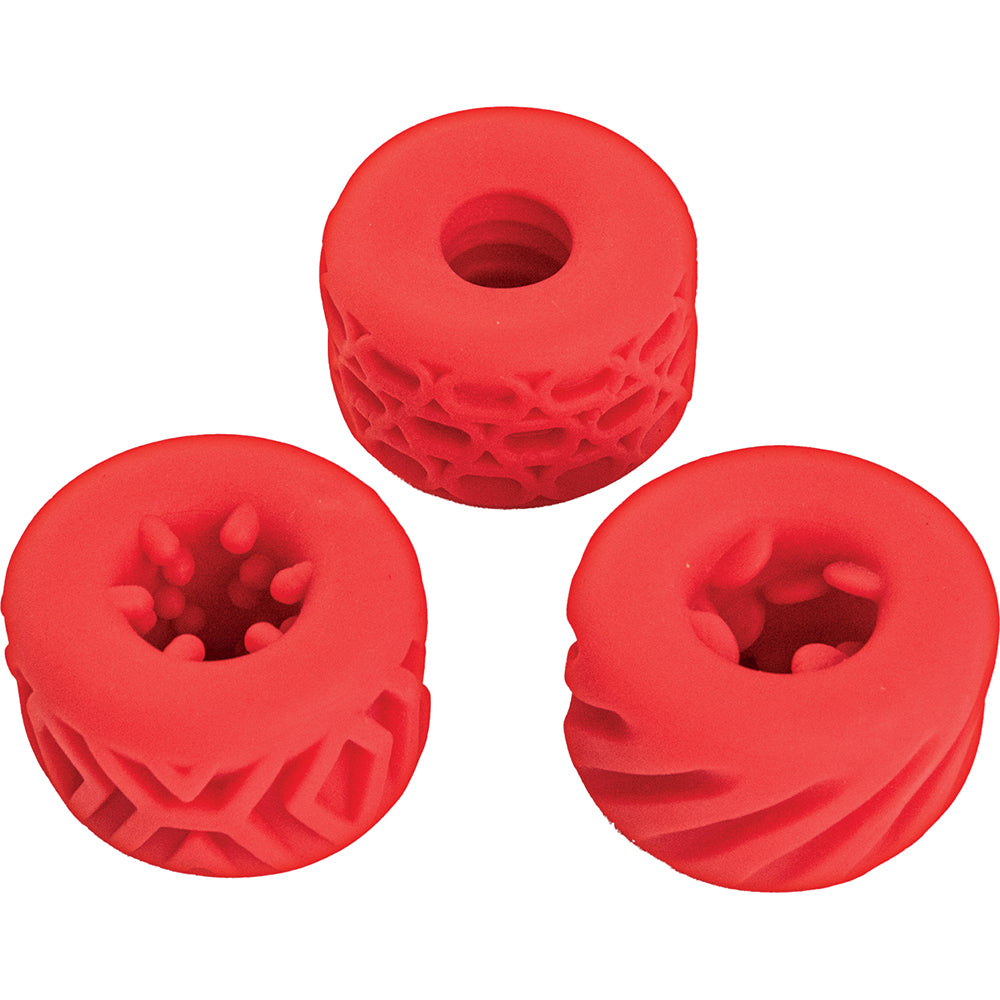 Super Stretchy Stroker Rings Red